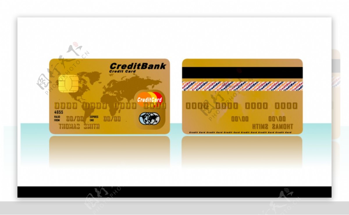信用卡模板图片