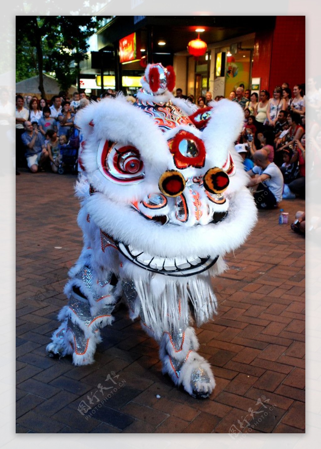 舞狮南狮中国传统文化表演艺术瑰宝节庆华人狮子liondance图片