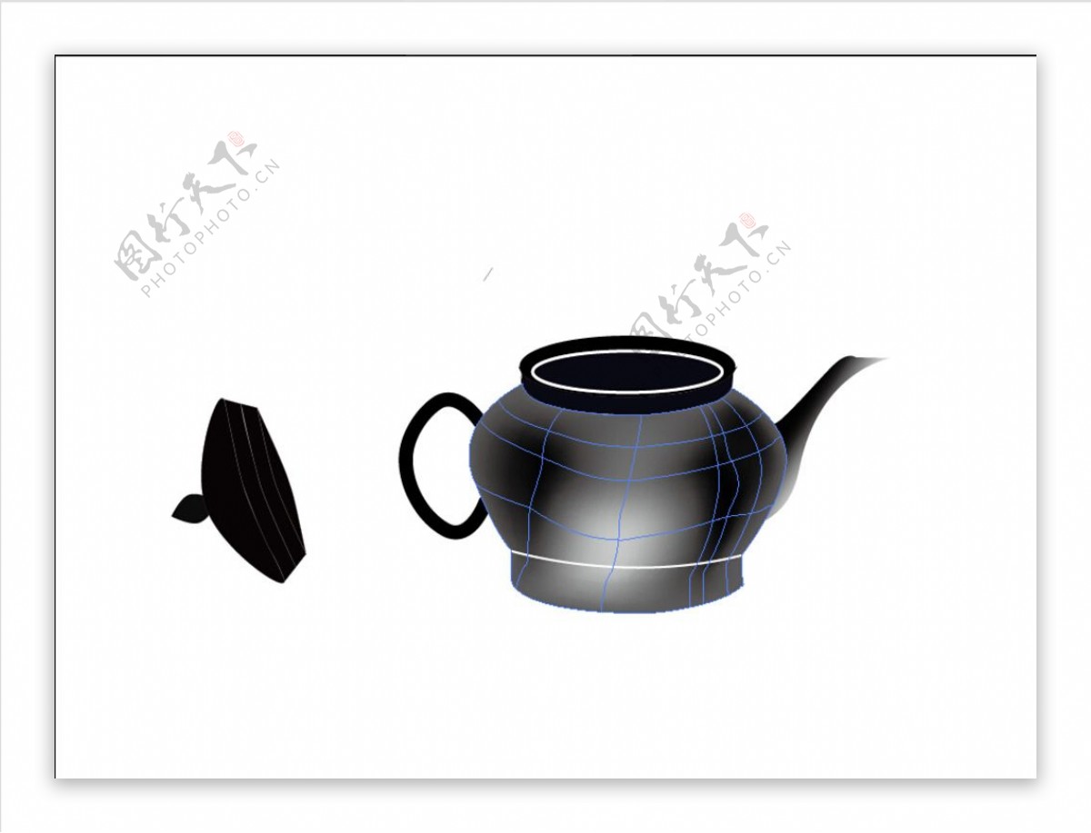 中国风古典茶壶图片