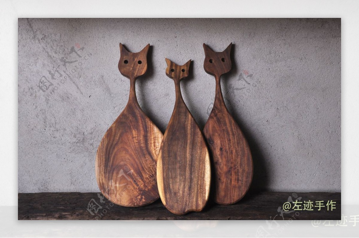 原木猫系列面包板图片