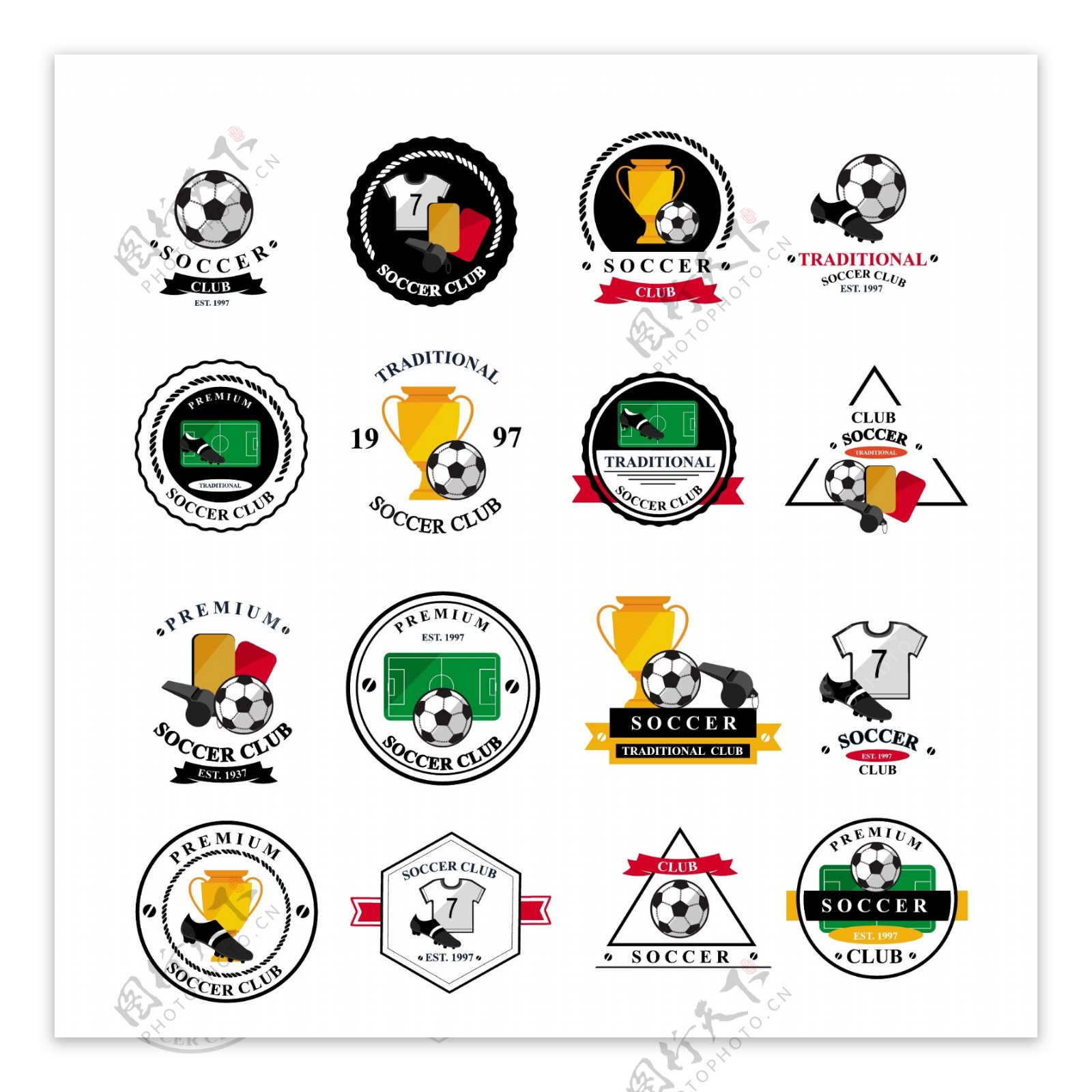 足球队徽图片