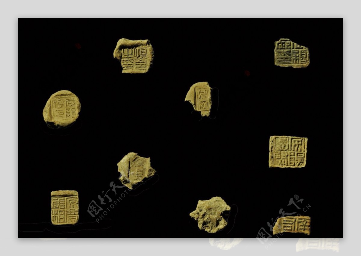 古代封泥印分层素材图片