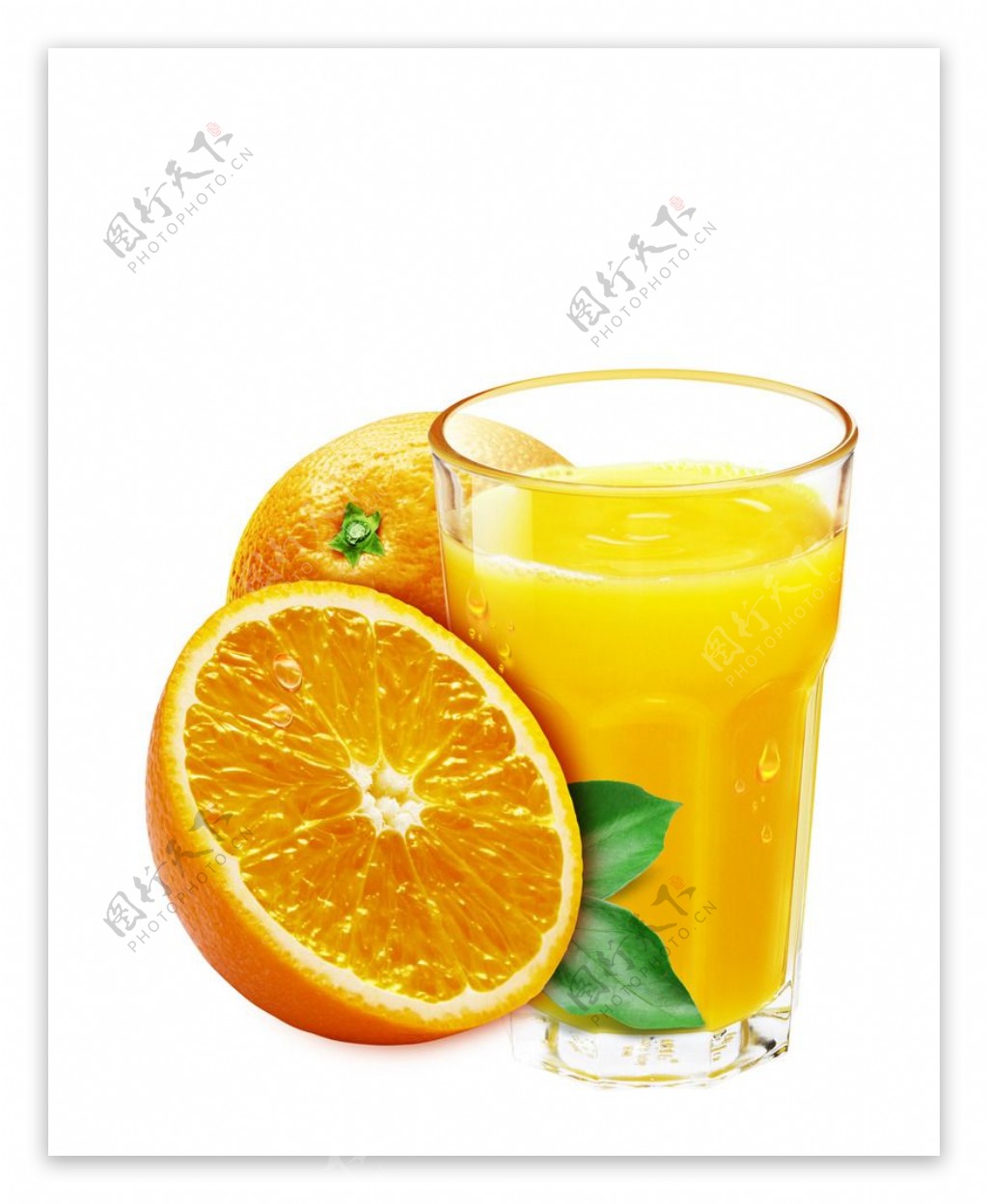 橙汁产品包装高清图分层图片