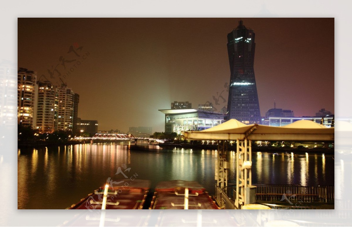 杭州环球中心西湖美图片