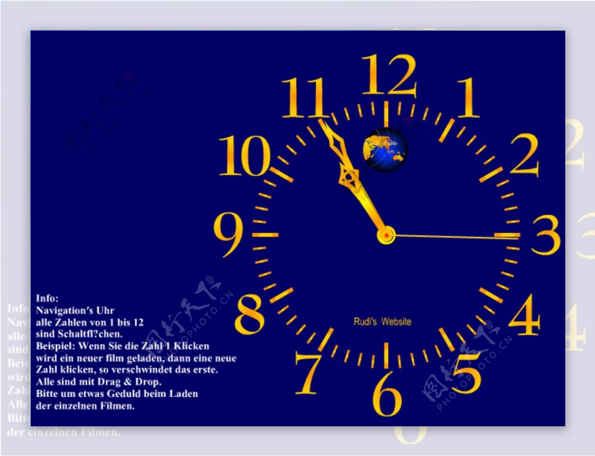 蓝色螺旋复古时钟动画_1920X1080_高清视频素材下载(编号:7685162)_影视包装_光厂(VJ师网) www.vjshi.com