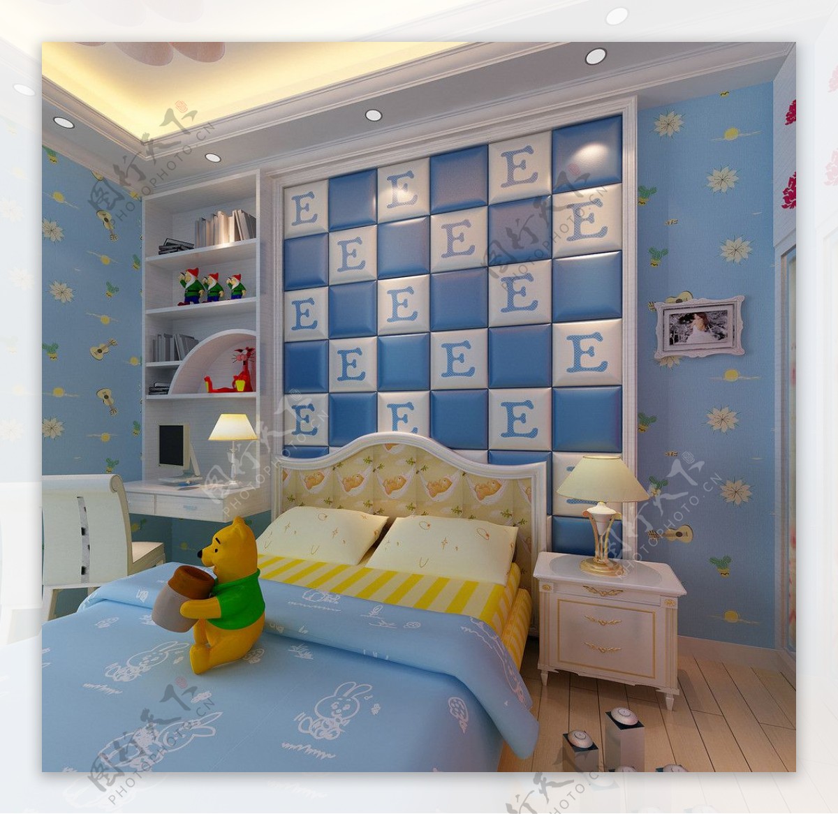 儿童卧房设计效果图图片