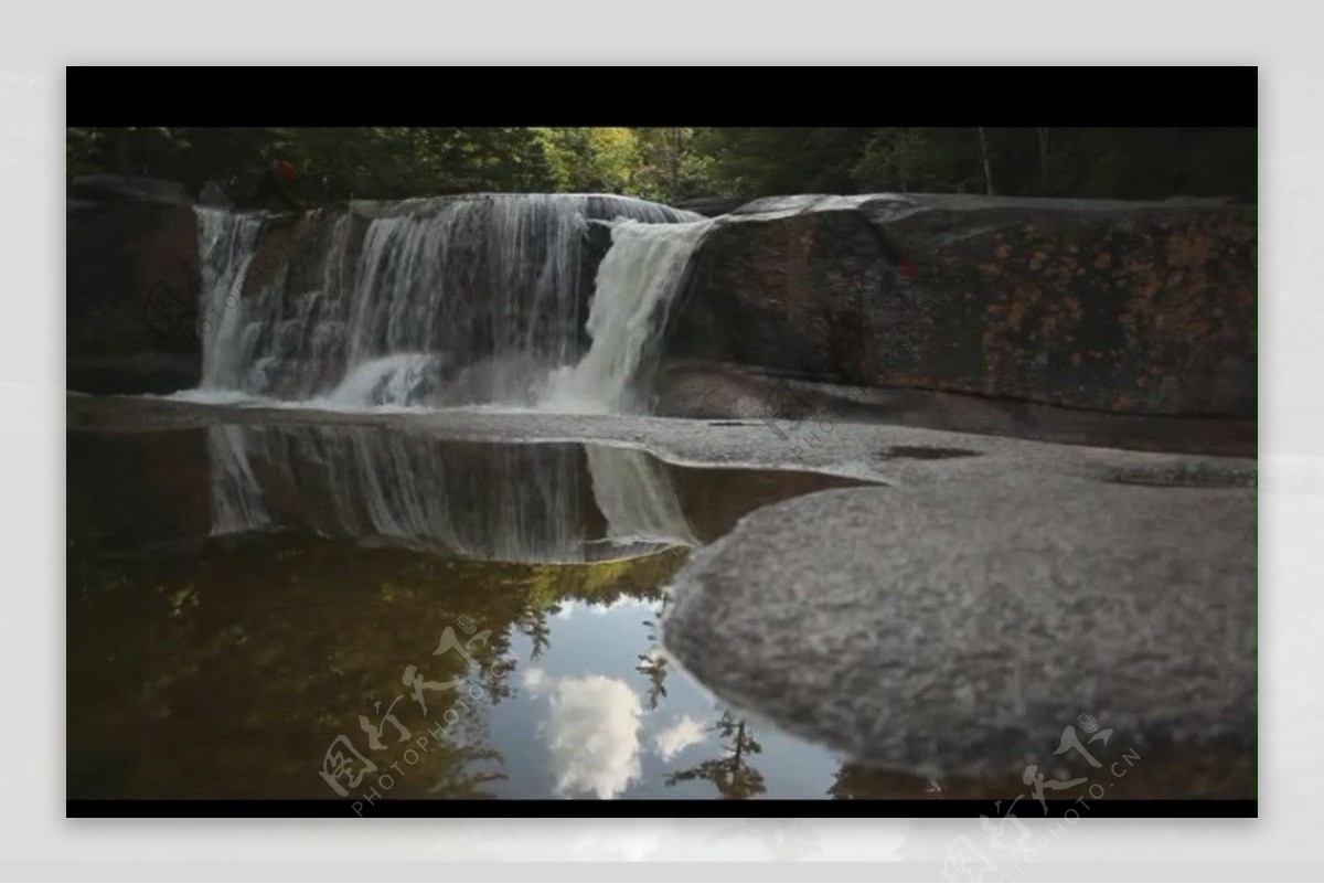 自然流水风景视频