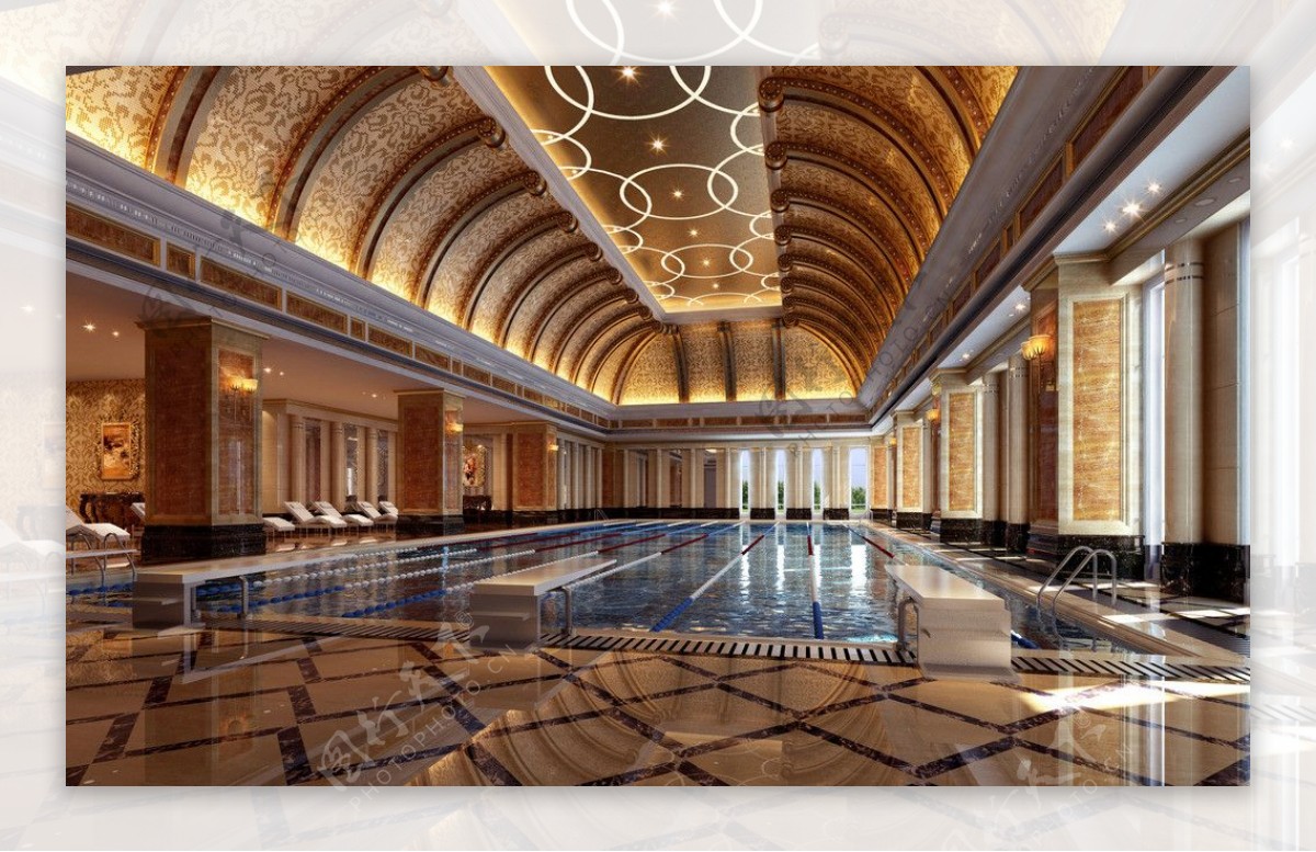 酒店泳池设计图片