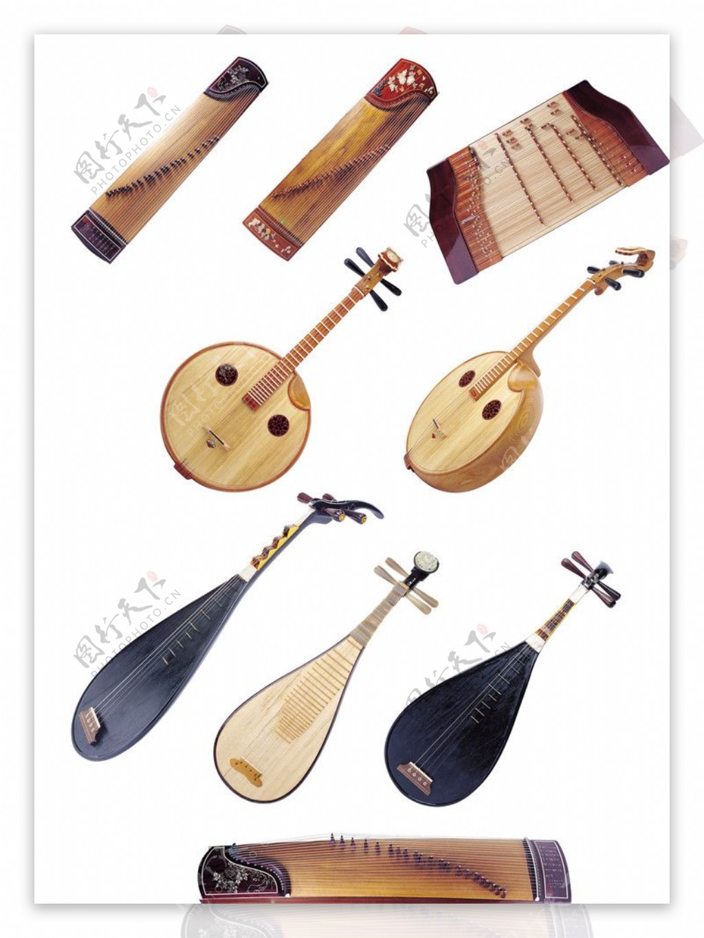 古琴古筝乐器图片