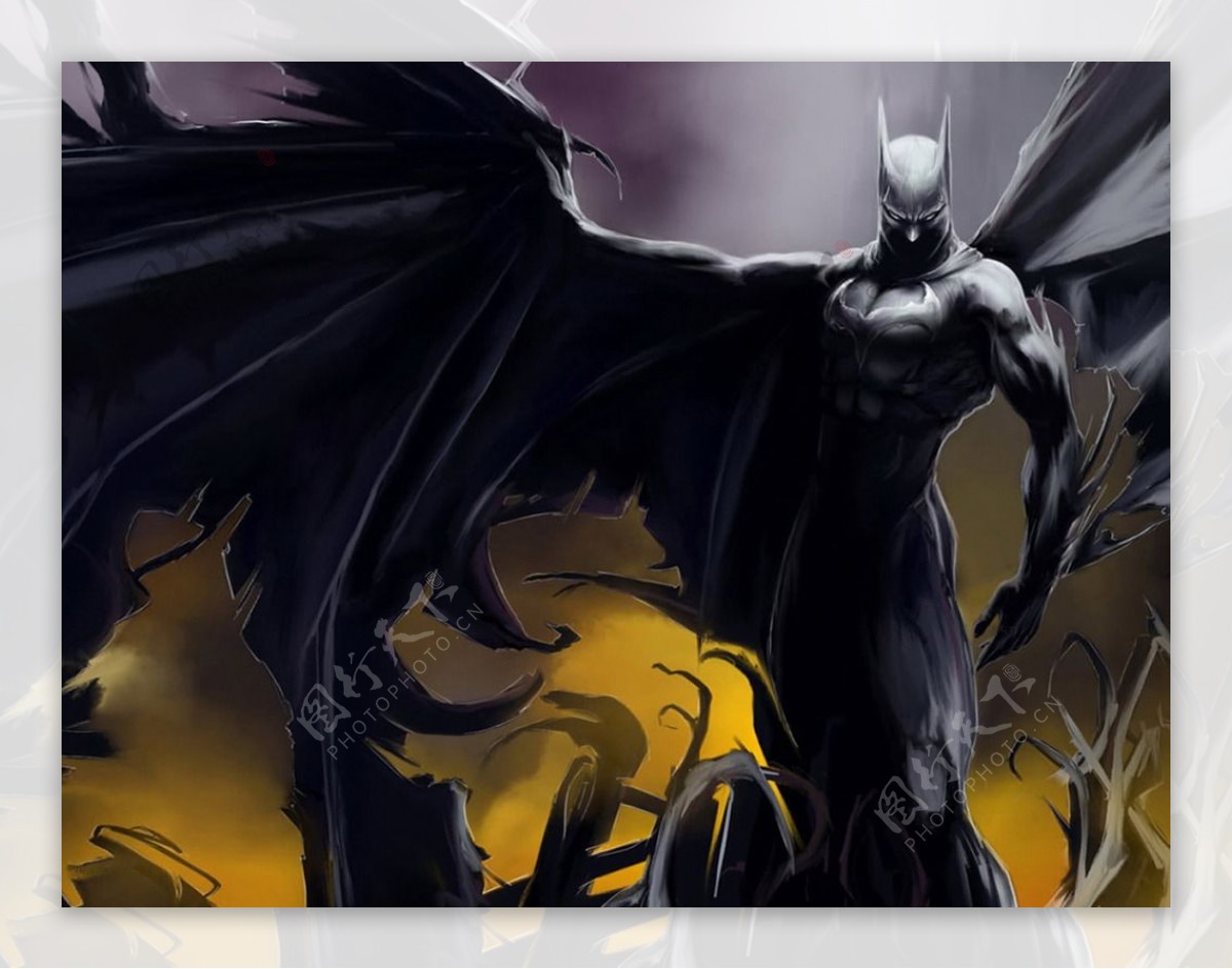 蝙蝠侠原画图片