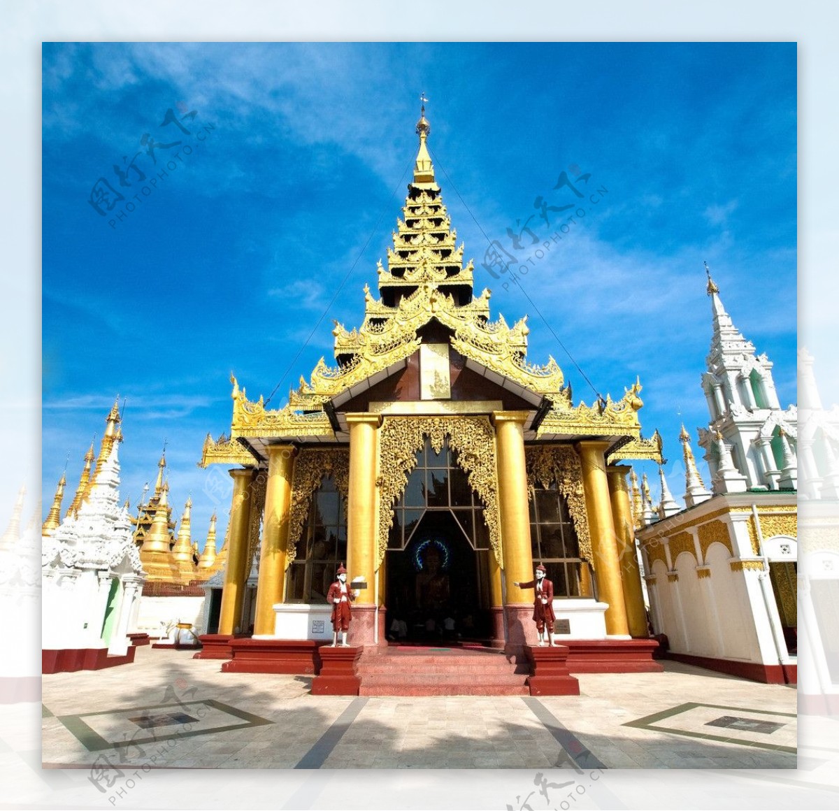 缅甸大金塔前瞻图片