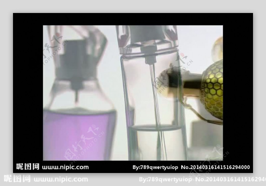 香水瓶视频素材