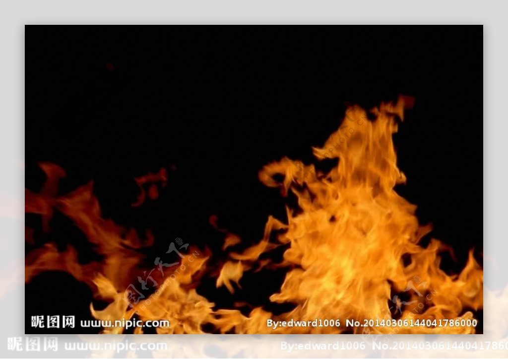 火焰燃烧视频素材