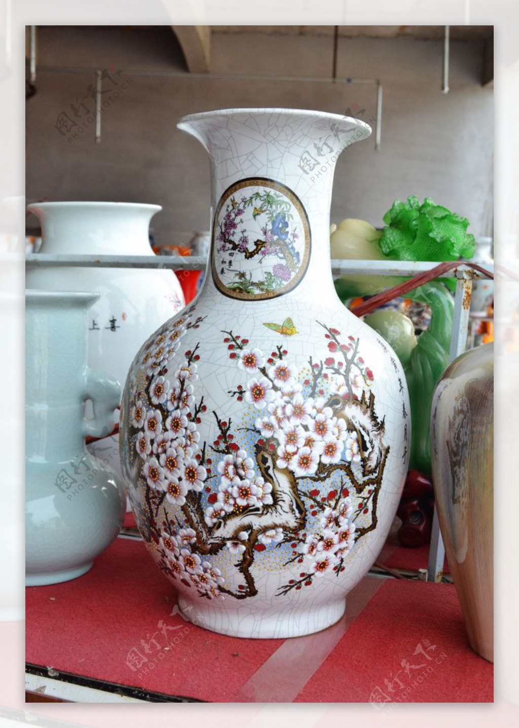 景德镇陶瓷梅花朵朵图片