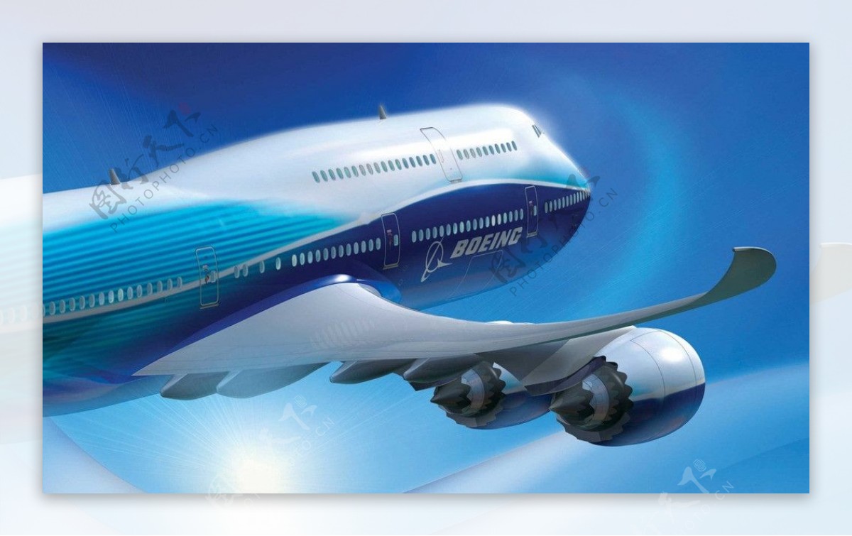 波音787飞机图片