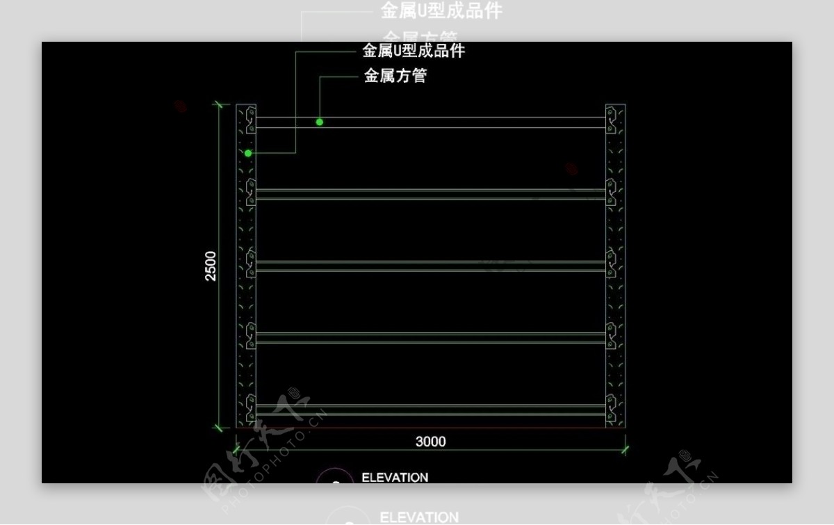 超市用具之CAD设计图片