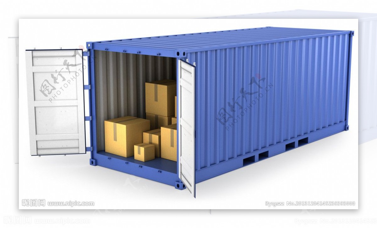 3d货运集装箱图片