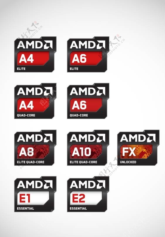 AMD平台新LOGO图片