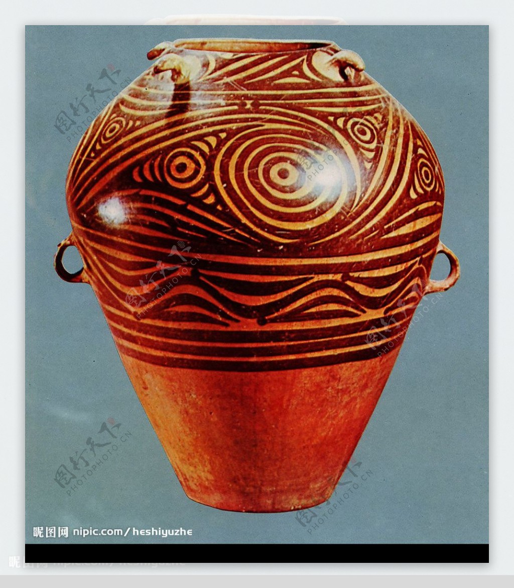 史前彩陶罐图片