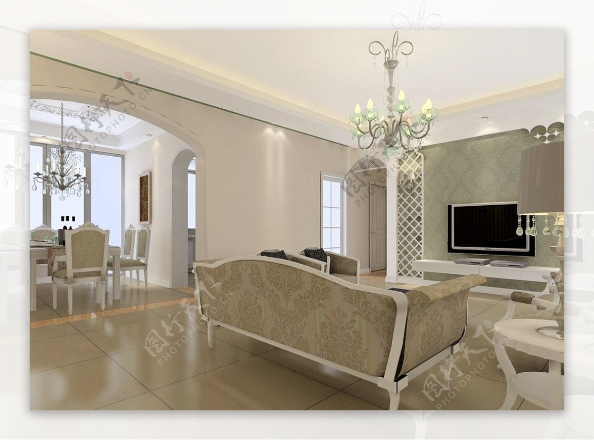 室内设计欧式风格客厅设计图片