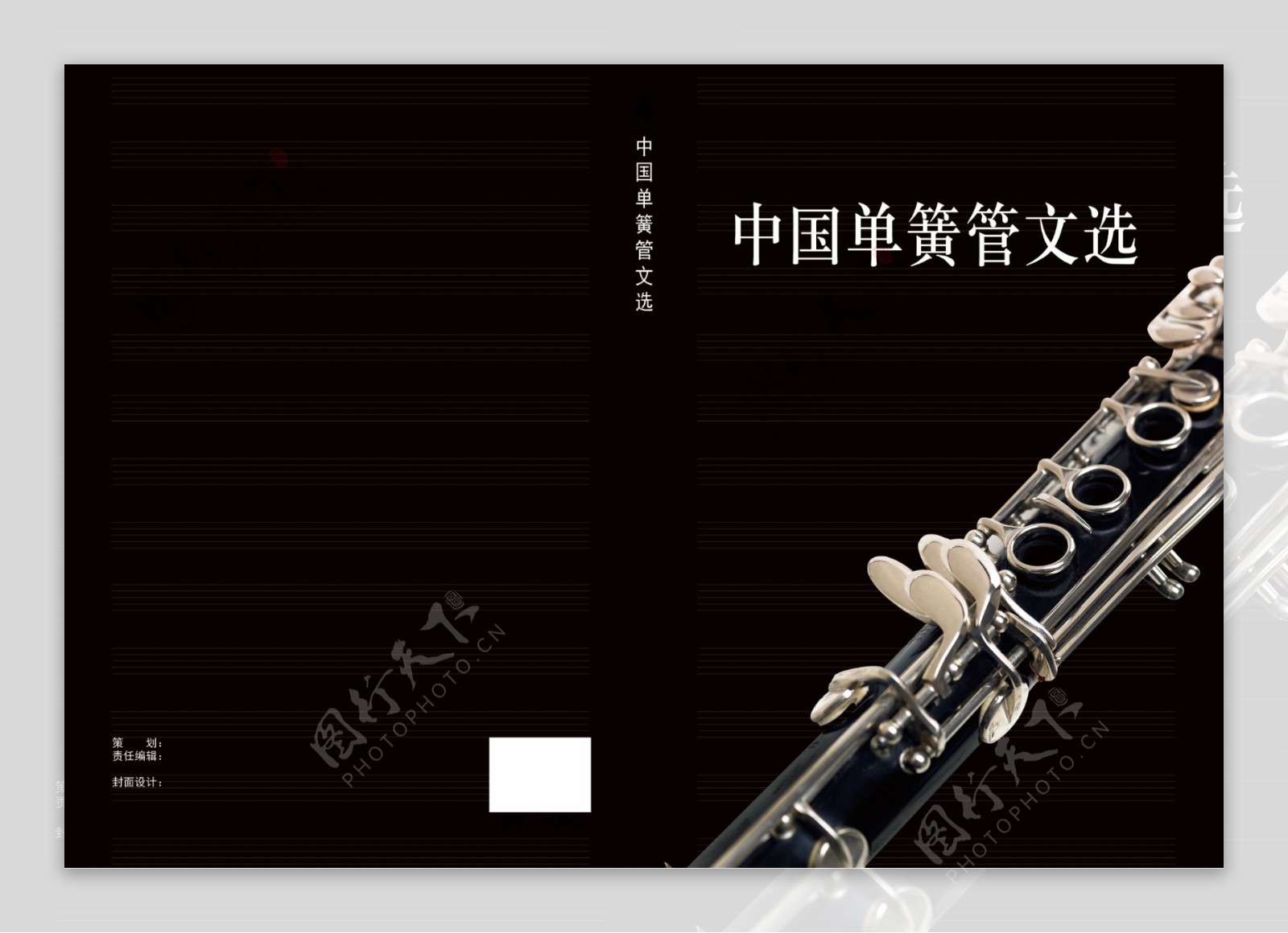 西洋乐器单簧管画册封面图片