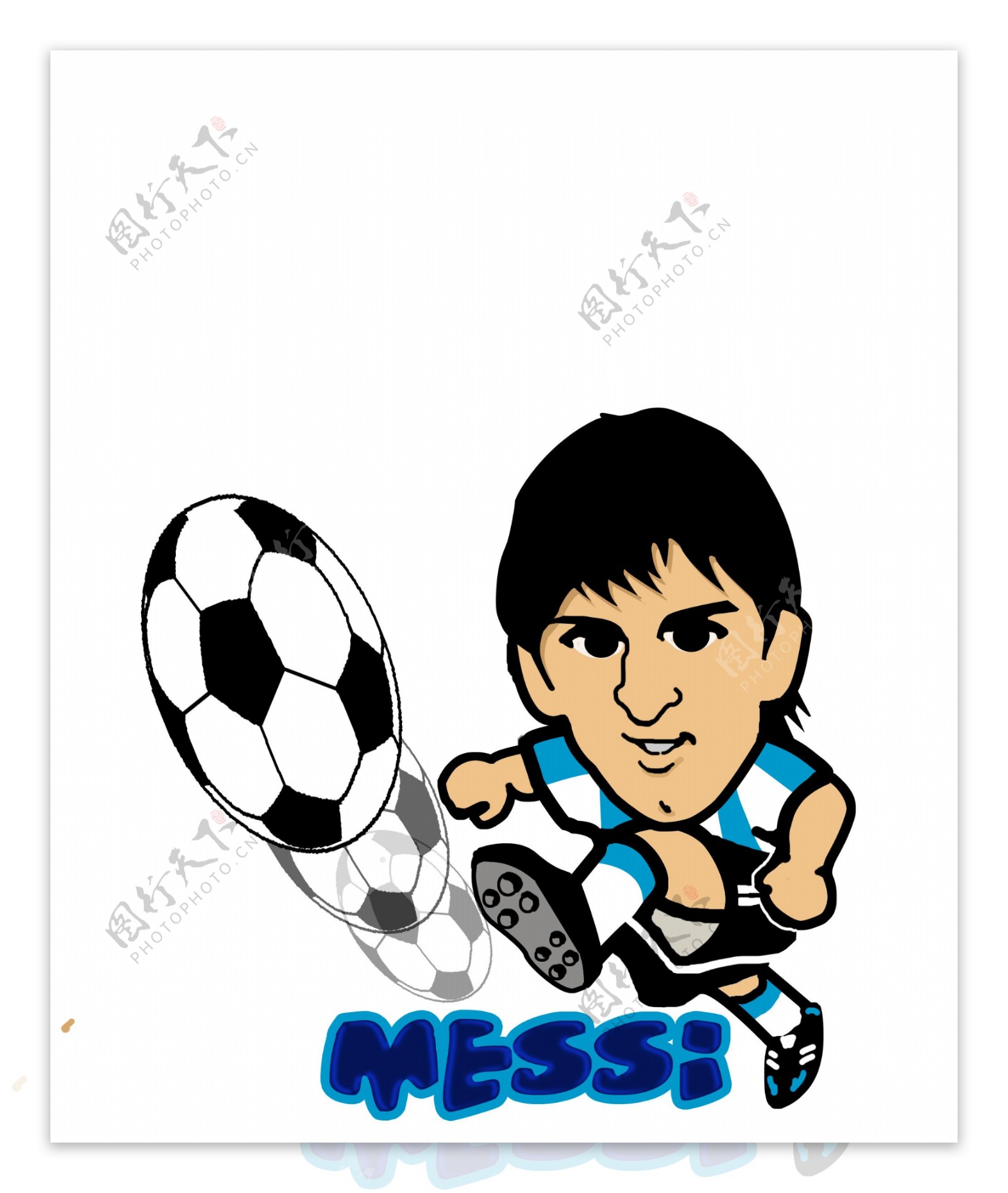 2018世界杯插画系列——阿根廷 梅西！！|插画|商业插画|巴萨是冠军 - 原创作品 - 站酷 (ZCOOL)
