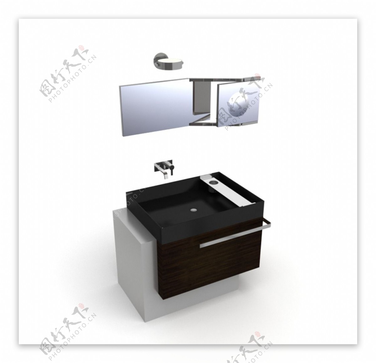 洗手池模型图片