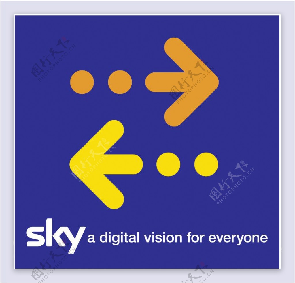 电视标志SKY图片