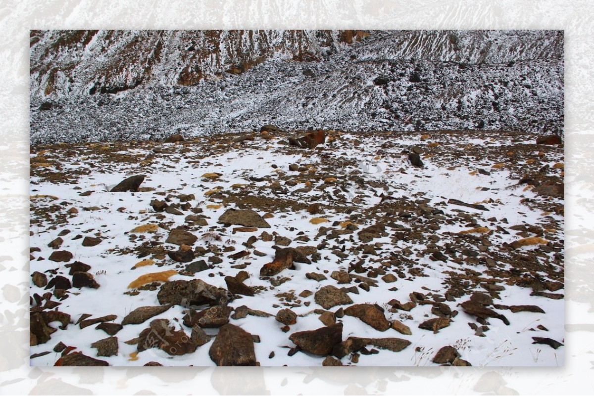 高原雪山图片