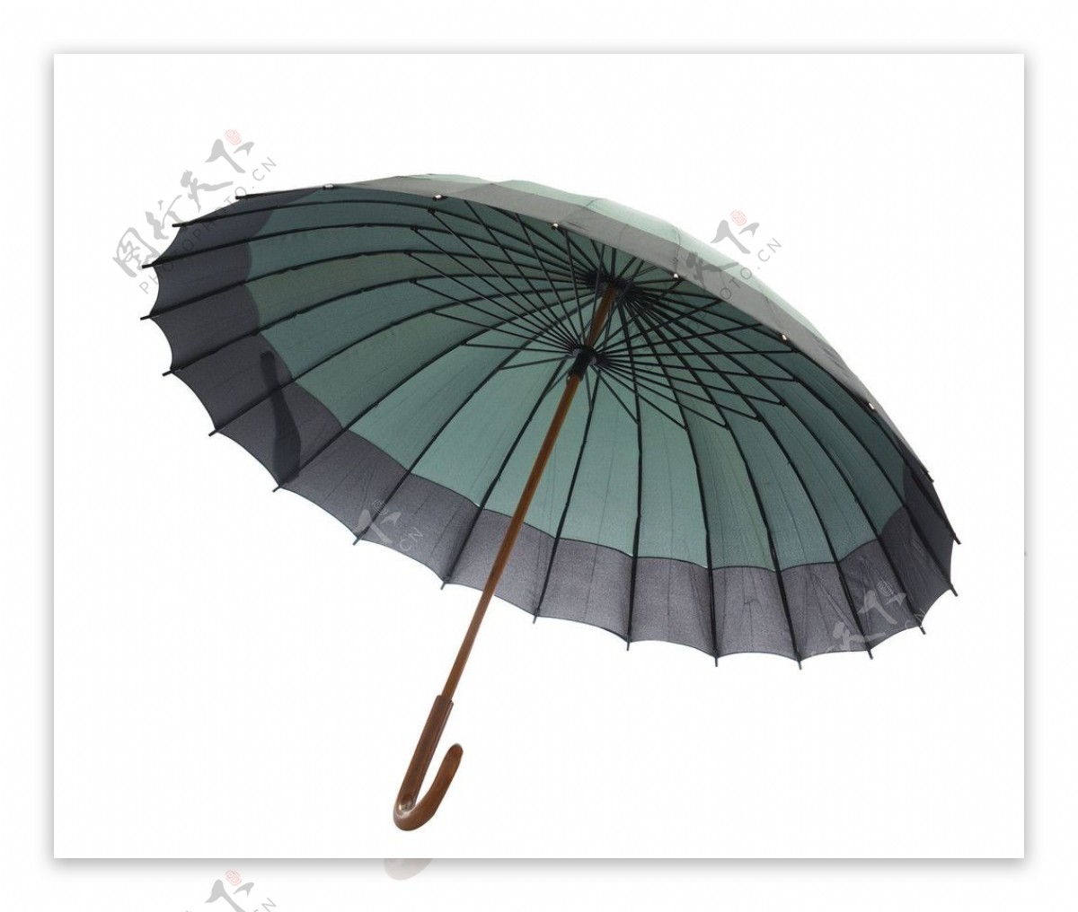 墨绿雨伞图片