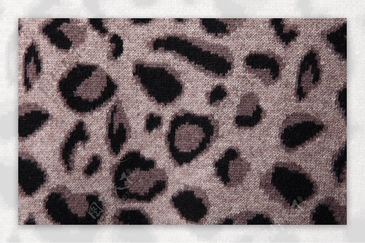 豹纹布料高清图图片