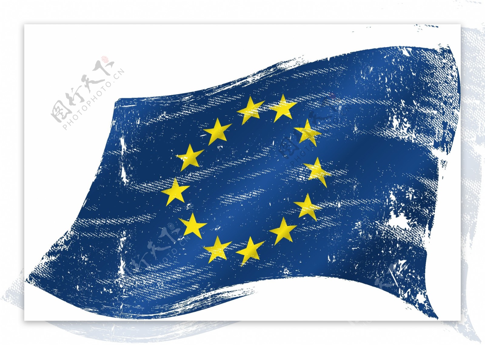 欧盟国旗欧盟旗帜图片