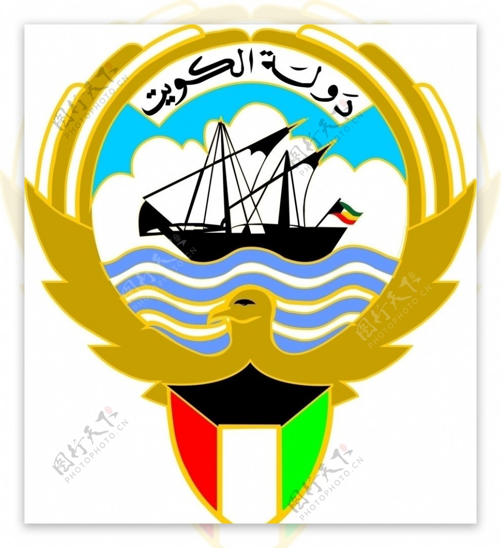 科威特国徽图片