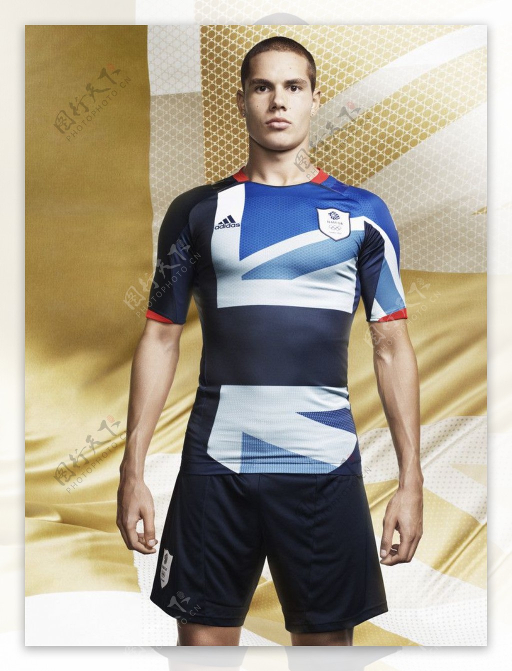 ADIDAS英国队奥运装备展示平面广告图片