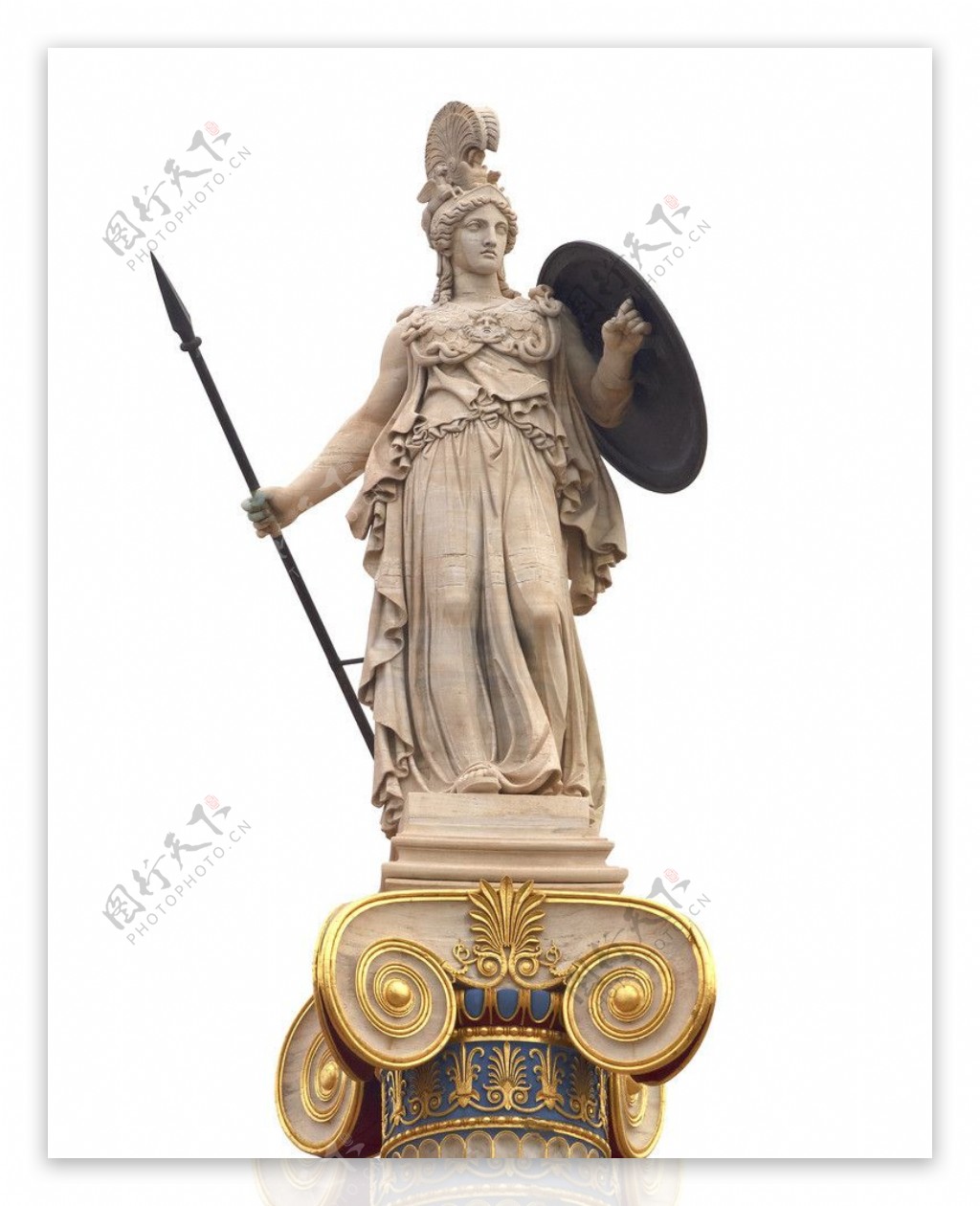 雅典娜女神雕像图片