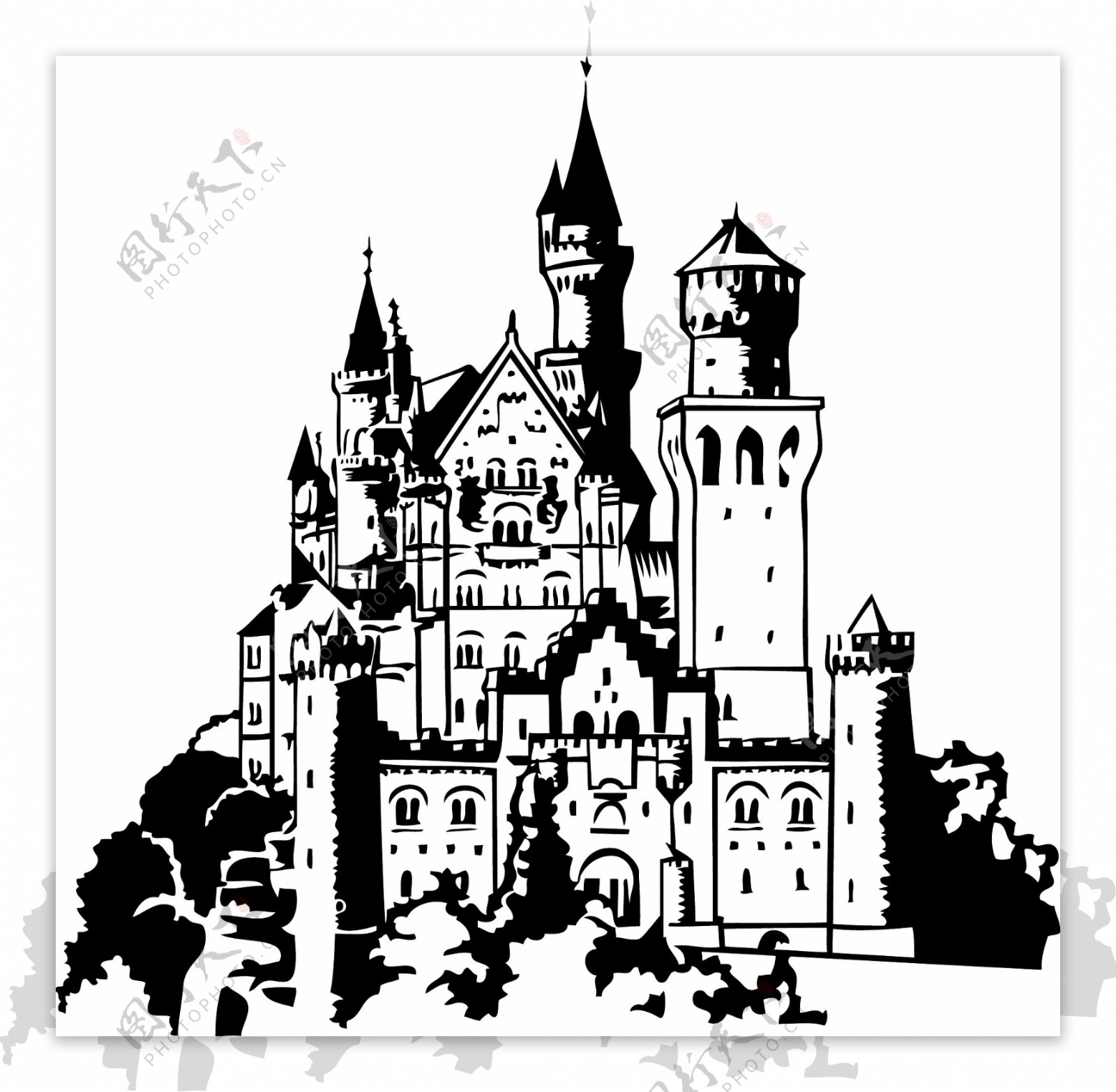 欧式城堡图片