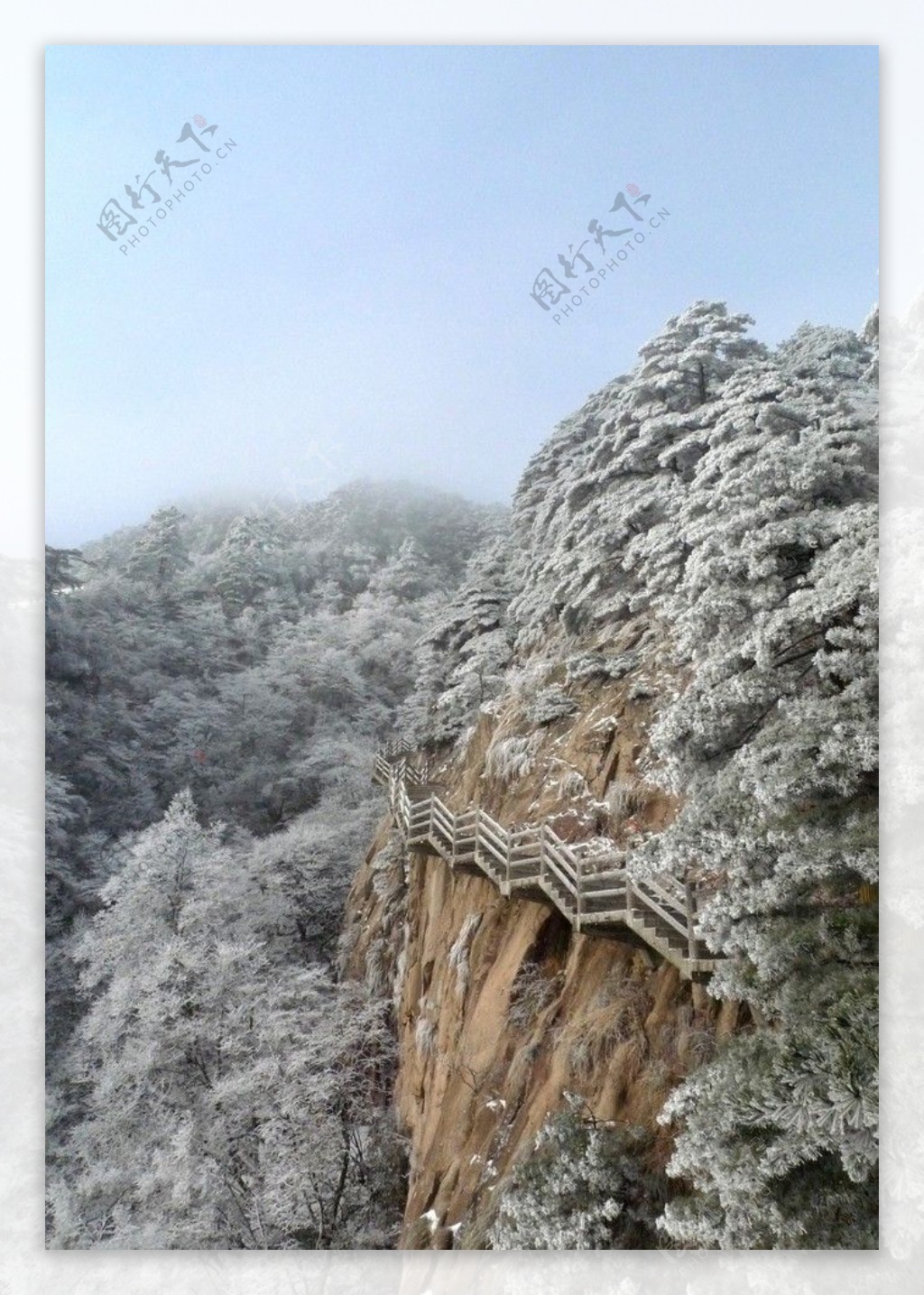 黄山冬季图片
