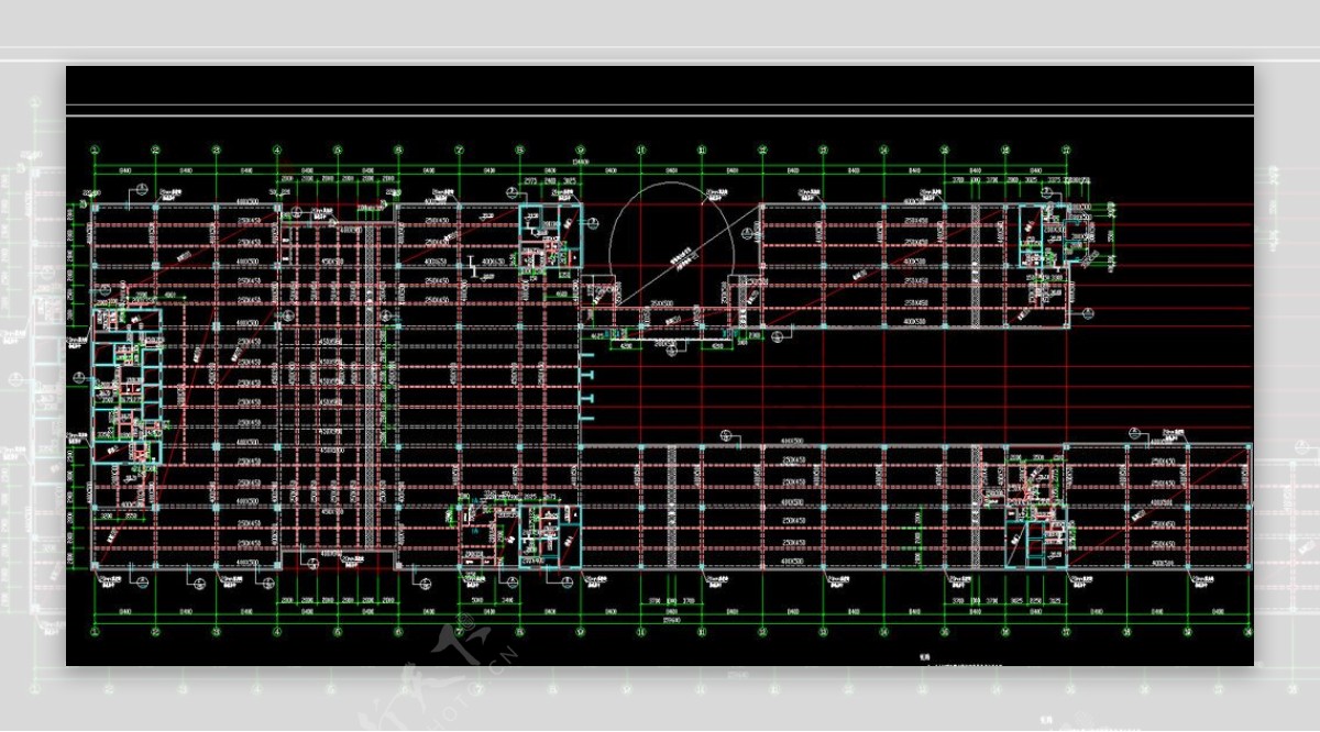 TCL工业研究院10层平面模板图图片