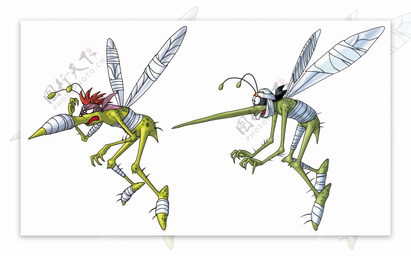 蚊子卡通图图片