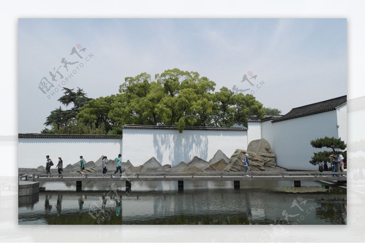 苏州博物馆装饰墙图片