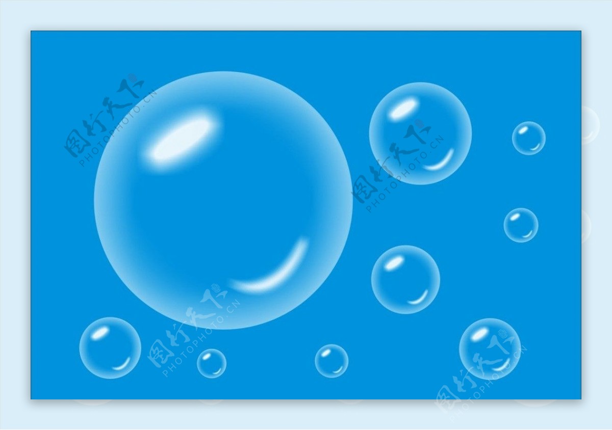 矢量可爱泡泡透明儿童设计节日素材图片