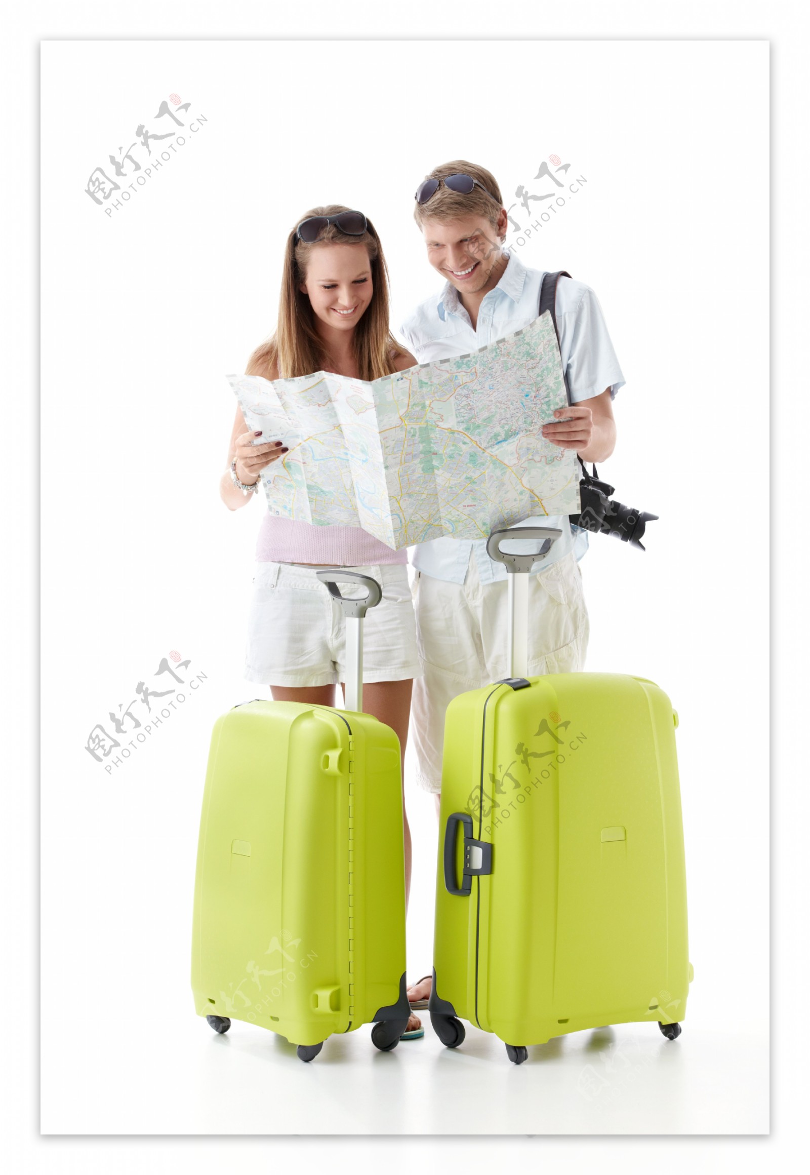 旅行度假箱包素材图片