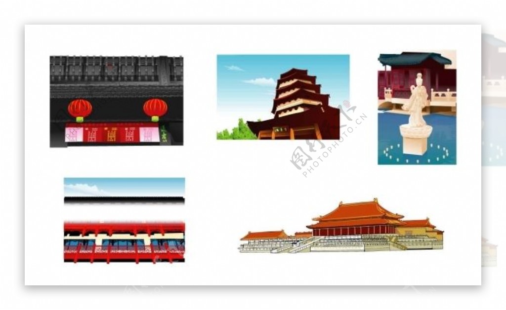 房地产矢量北京建筑图片