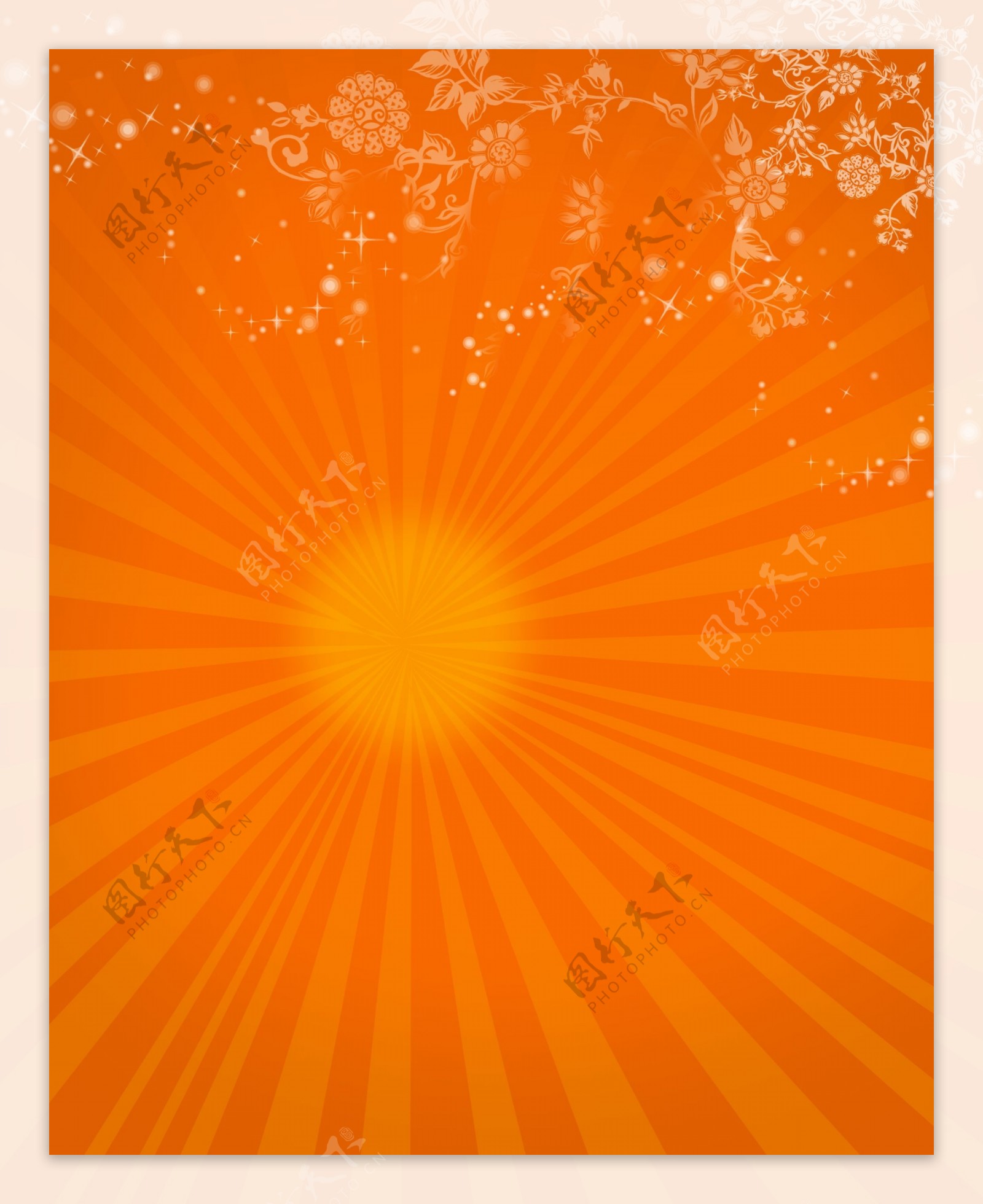 橙色背景素材图片