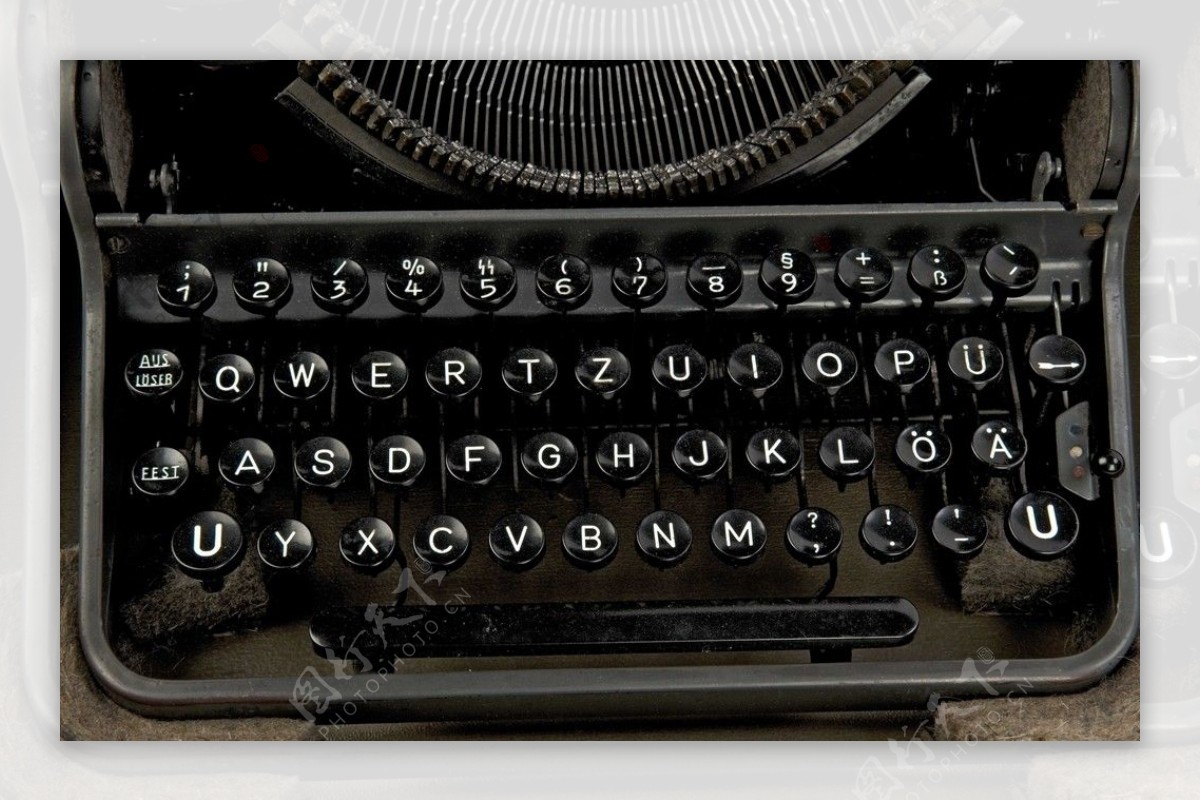 老式旧打字机图片