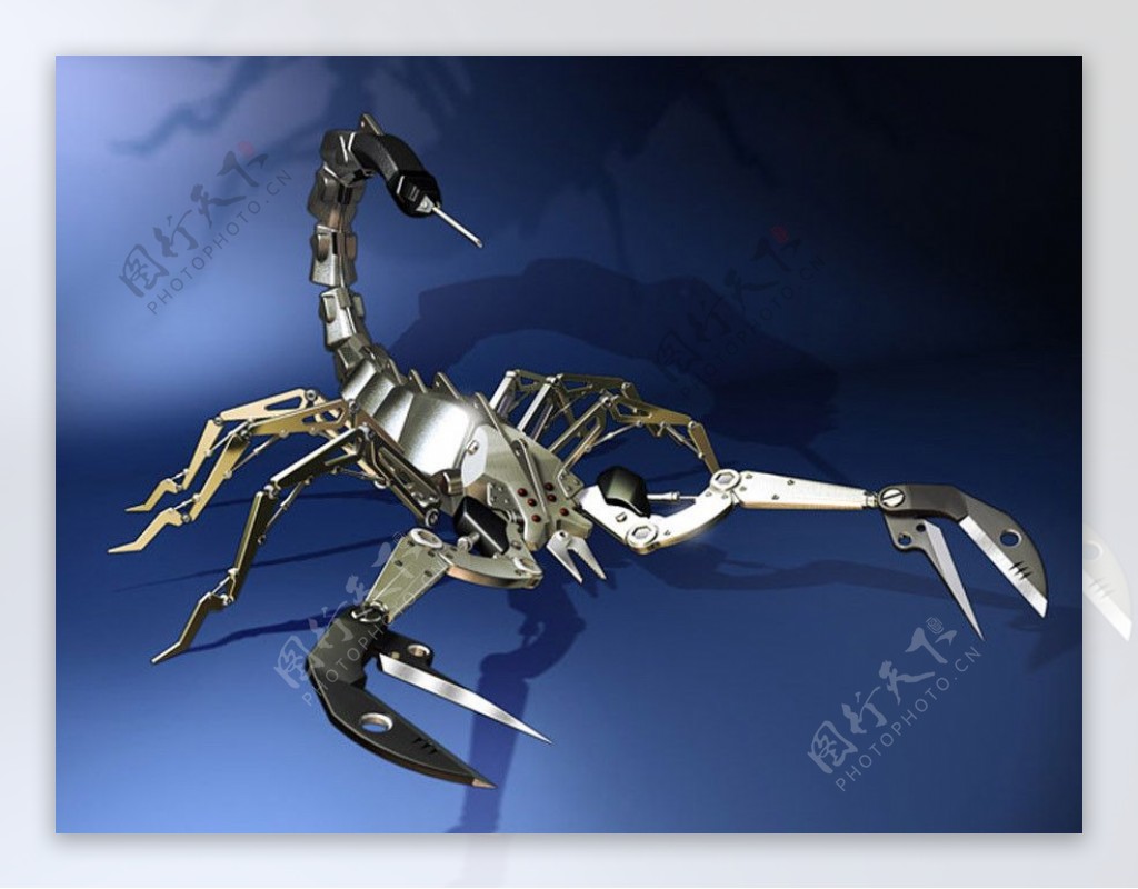 机械蝎子模型图片