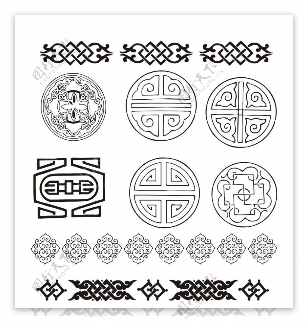 蒙古族吉祥纹饰图片