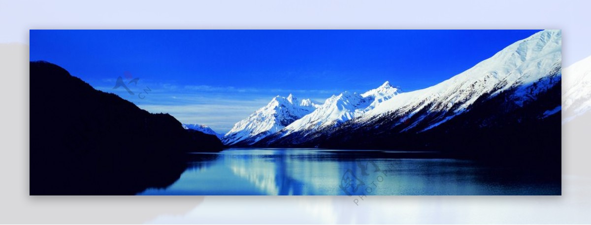 唯美祖山湖图片