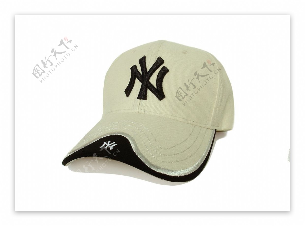 白色洋基棒球运动帽图片