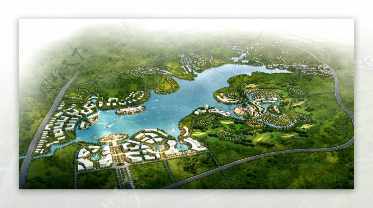信阳北湖规划平面图片